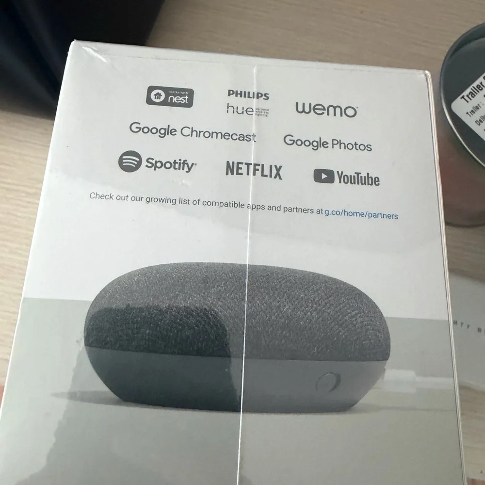 Google Home Mini Charcoal Speaker